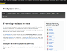 Tablet Screenshot of fremdsprachen-lernen.net